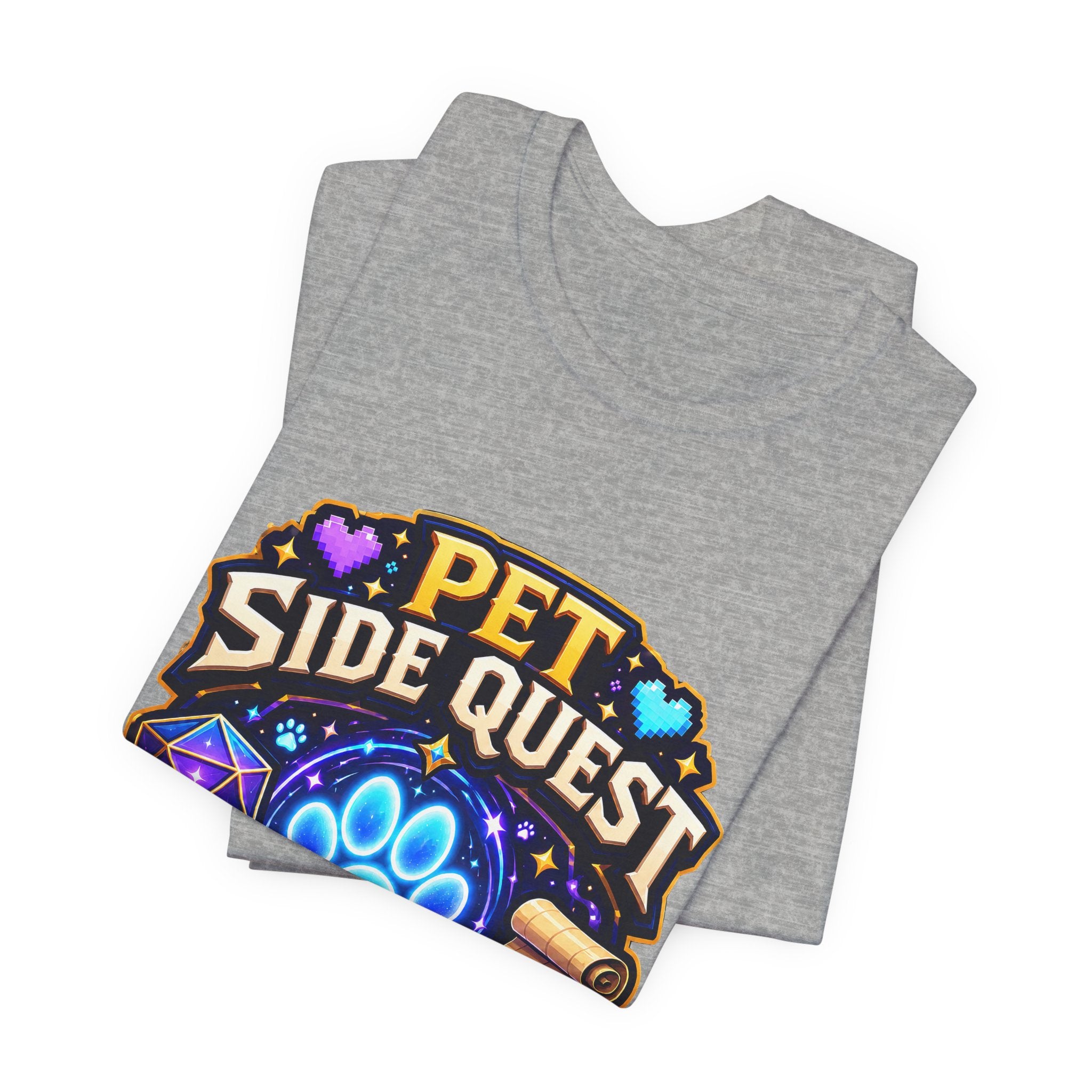 Pet Side Quest Accepted Shirt - Geeky Pet Lover Gamer Tee