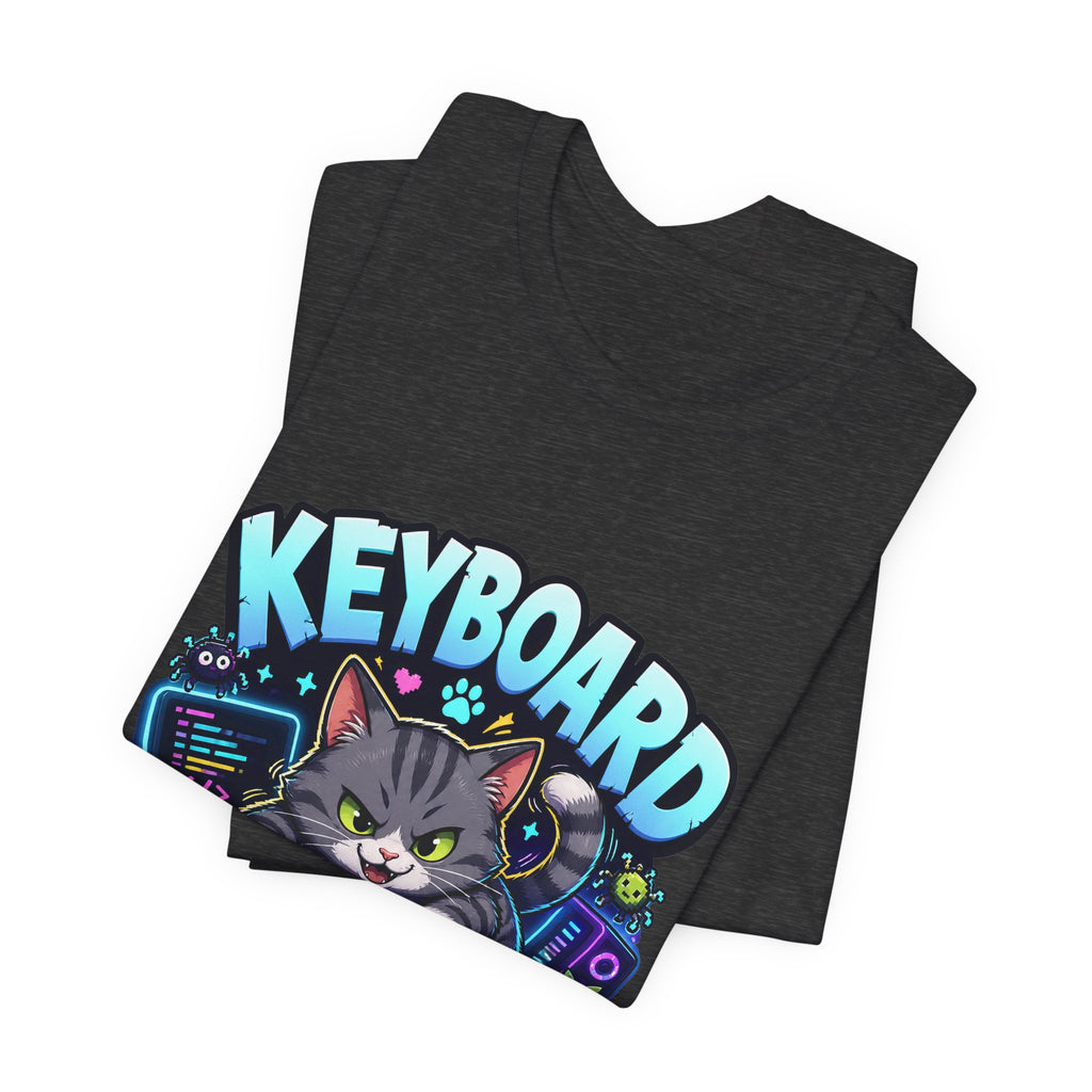 Keyboard Goblin Shirt - Funny Programmer Cat Gamer Tee