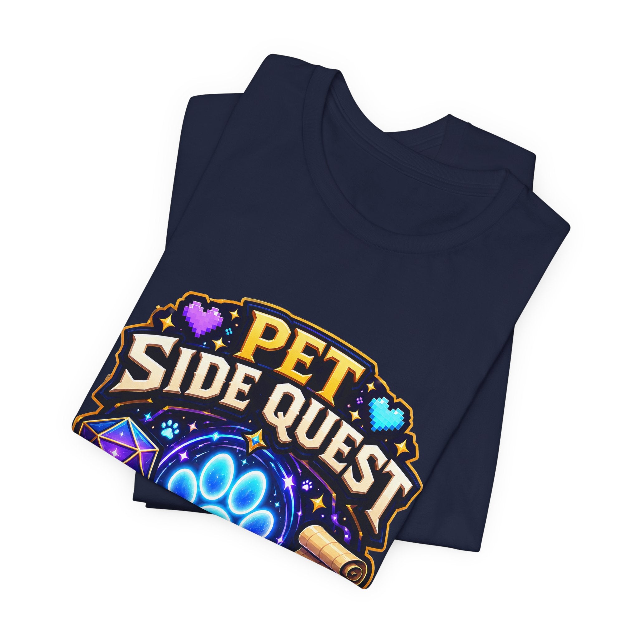 Pet Side Quest Accepted Shirt - Geeky Pet Lover Gamer Tee