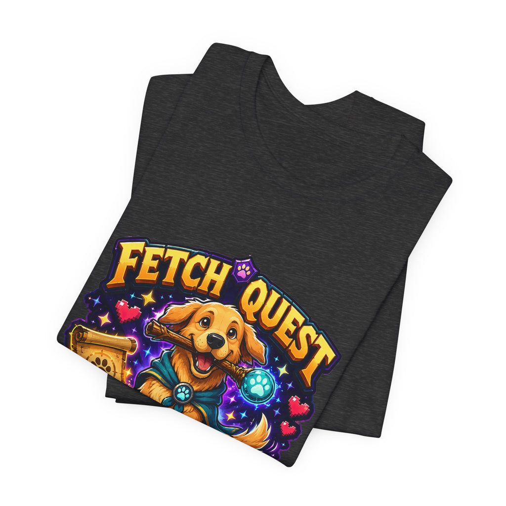 Fetch Quest Accepted Shirt - Funny Gamer Dog Tee