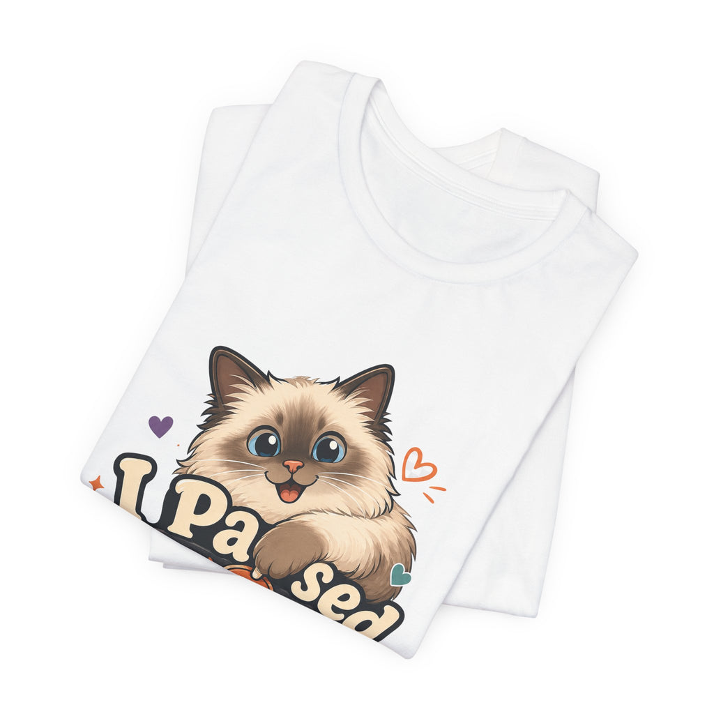 I Paused My Game to Pet the Cat Shirt - Ragdoll Cat Gamer Cat Tee