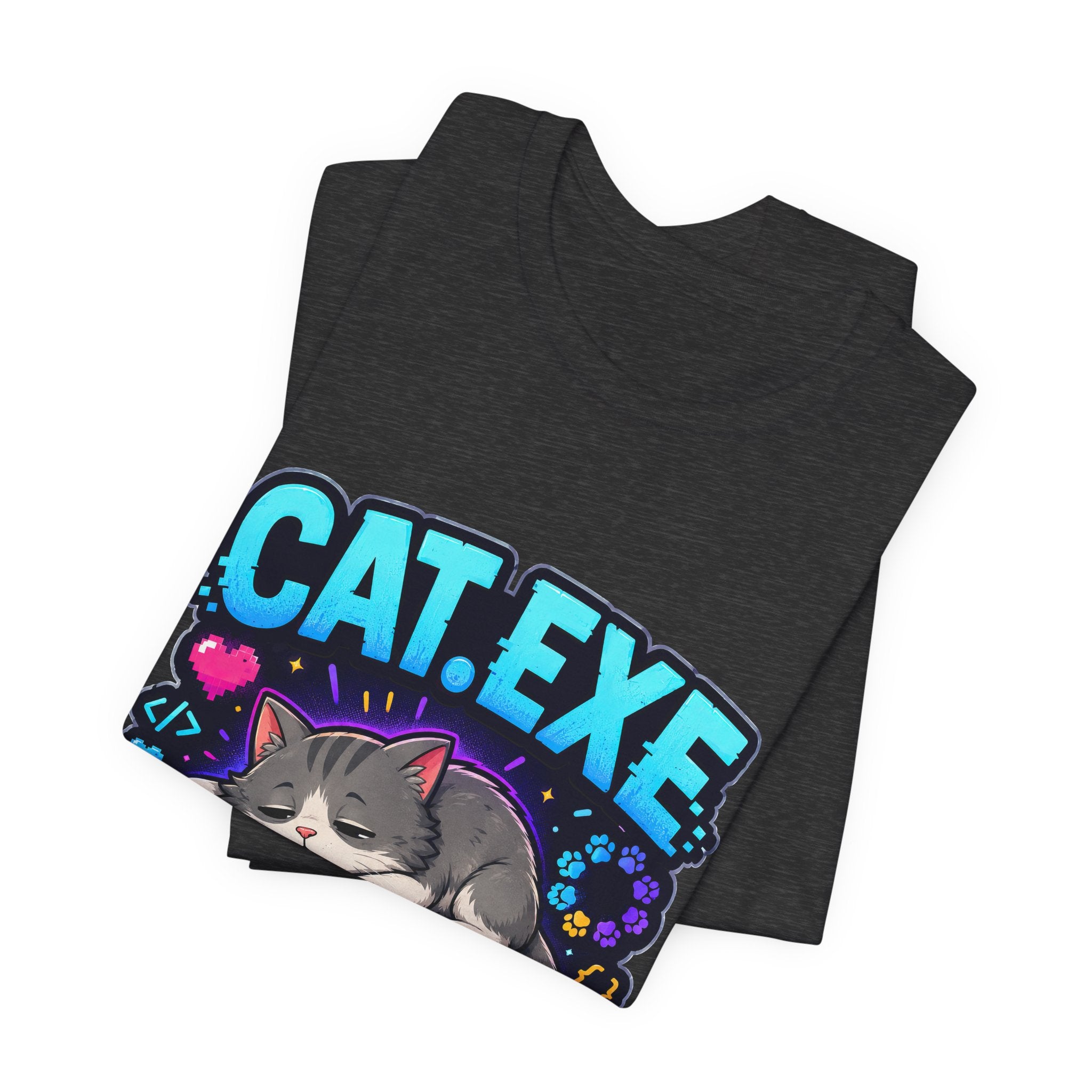 Cat.exe Has Stopped Responding Shirt - Programmer Cat Tee