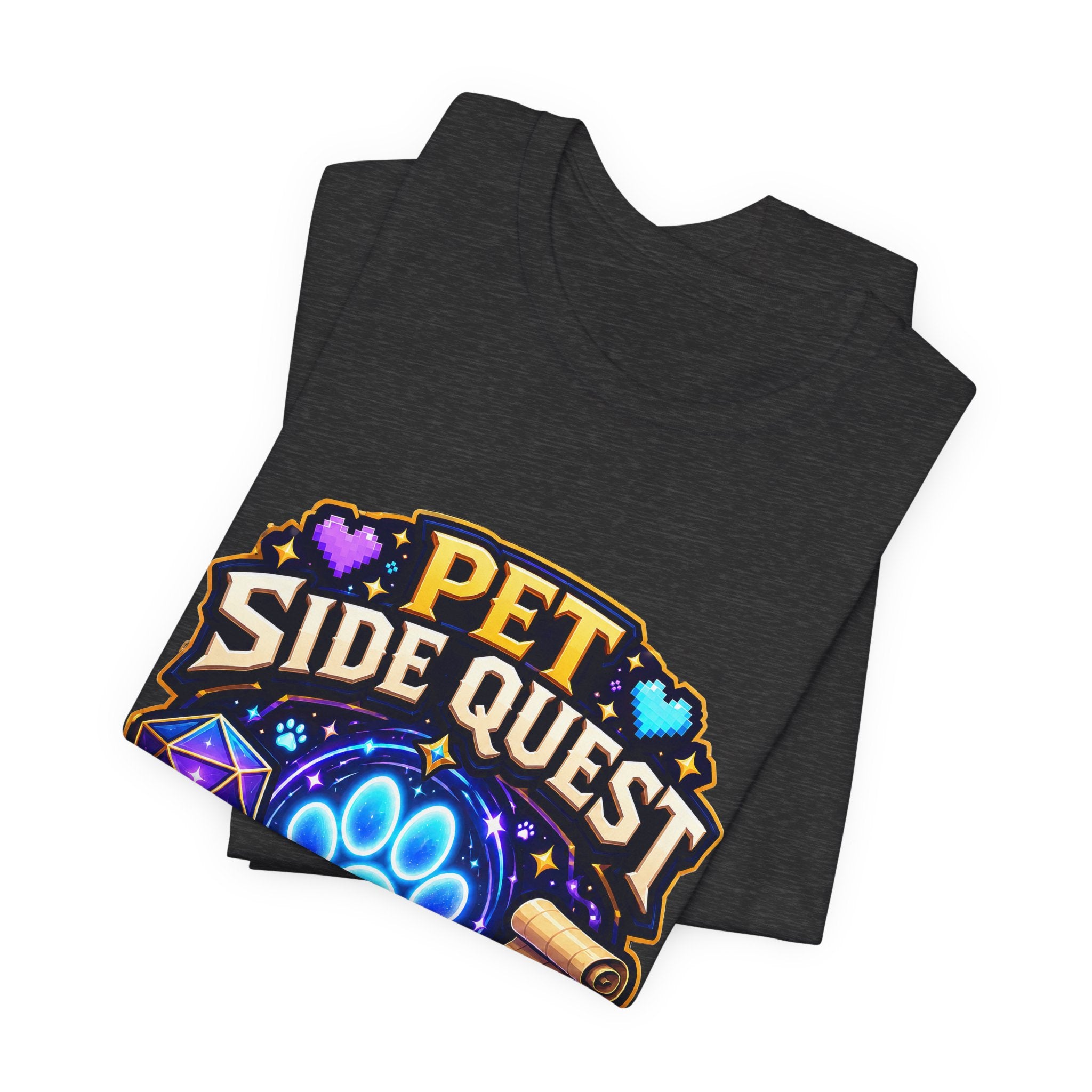 Pet Side Quest Accepted Shirt - Geeky Pet Lover Gamer Tee