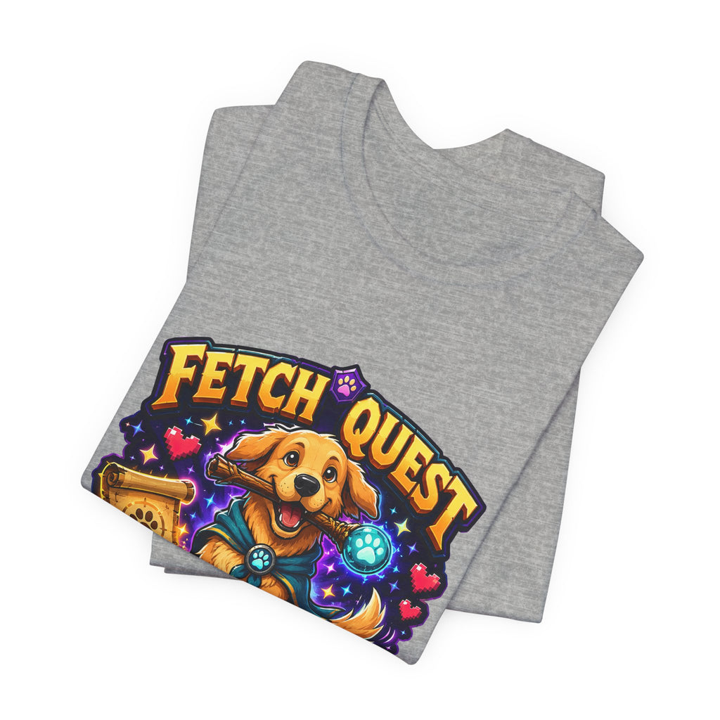 Fetch Quest Accepted Shirt - Funny Gamer Dog Tee