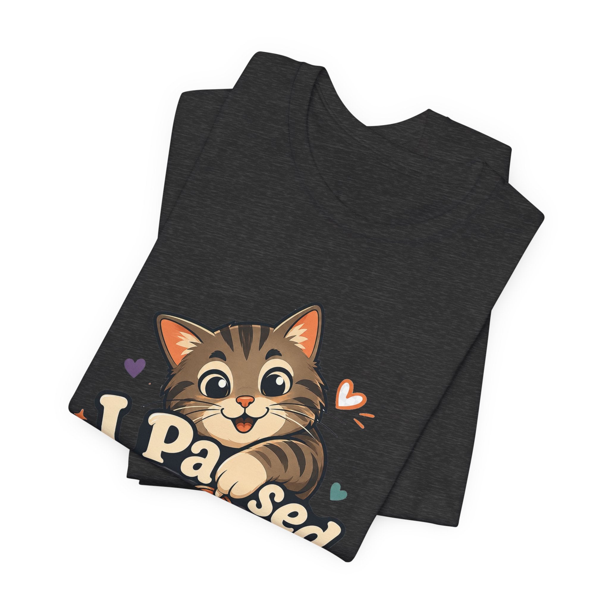 I Paused My Game to Pet the Cat Shirt - Brown Cat Gamer Cat Tee