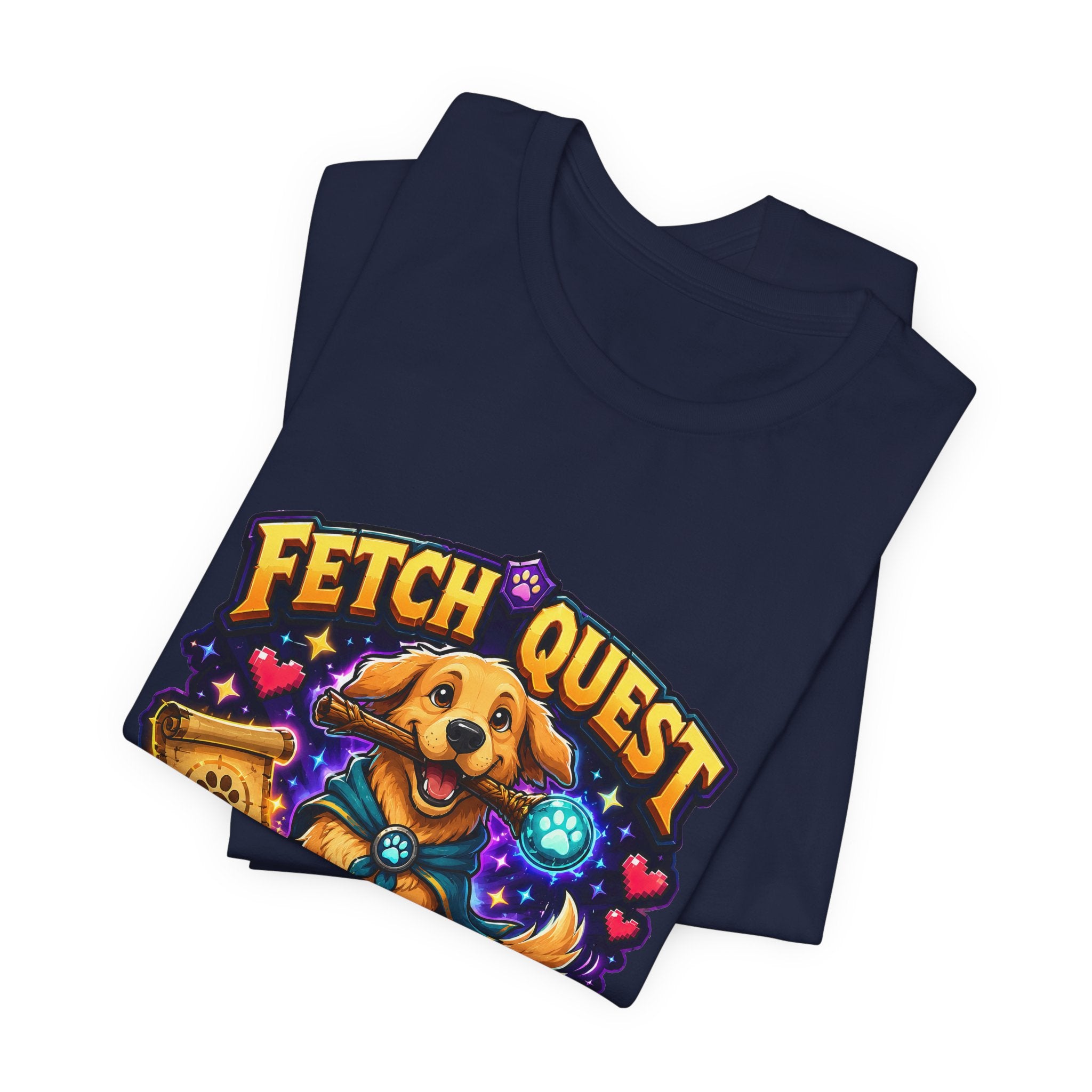 Fetch Quest Accepted Shirt - Funny Gamer Dog Tee