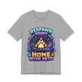 Respawn Point Home With Pets Shirt - Cozy Gamer Pet Lover Tee