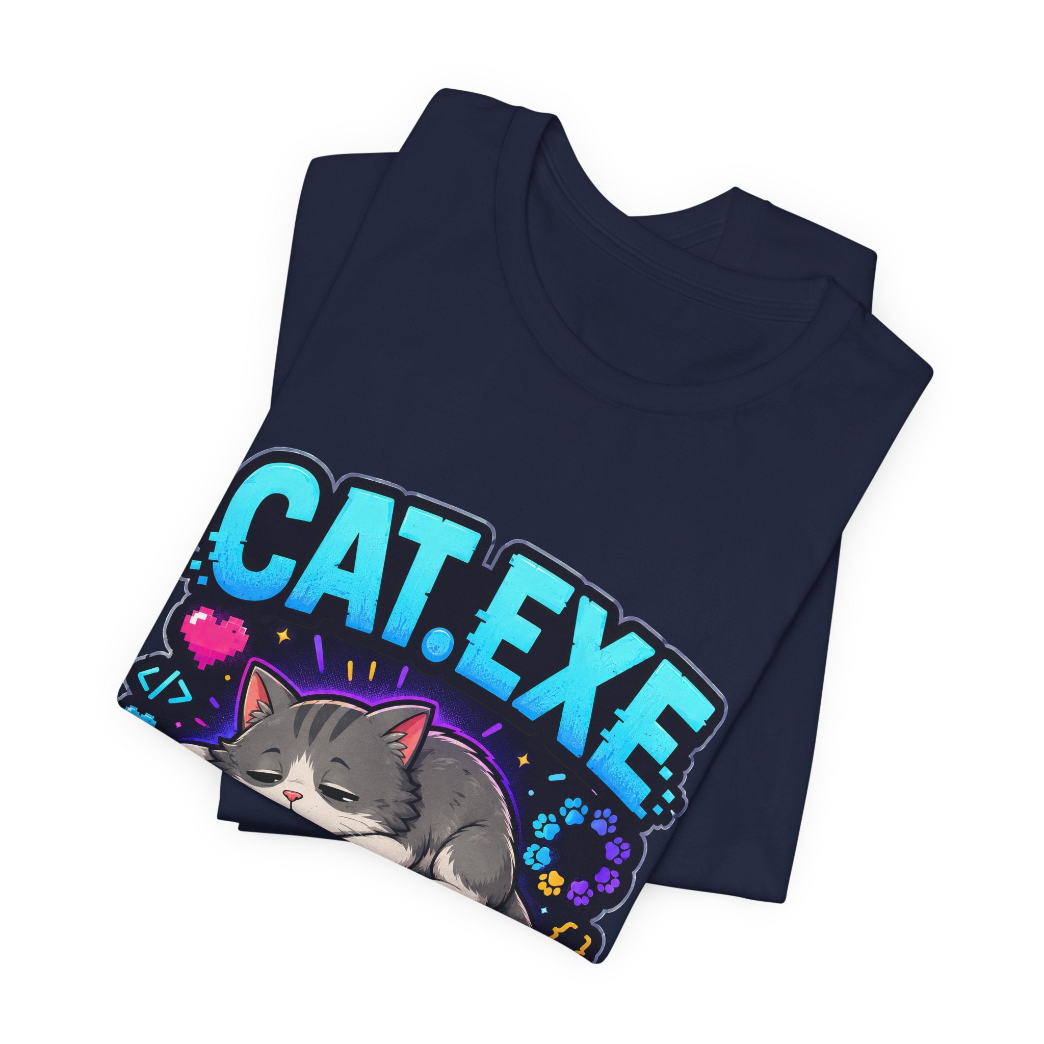 Cat.exe Has Stopped Responding Shirt - Programmer Cat Tee