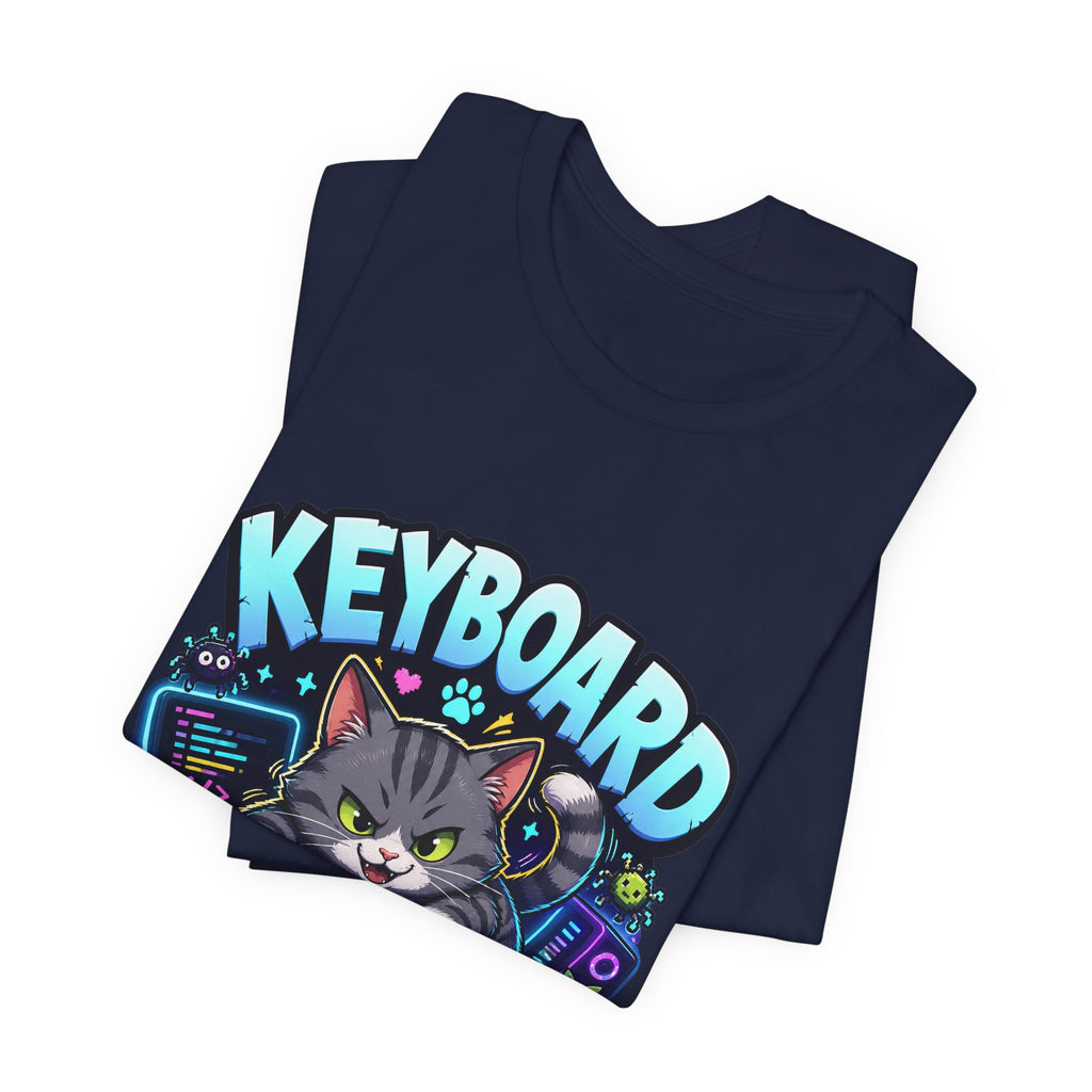 Keyboard Goblin Shirt - Funny Programmer Cat Gamer Tee