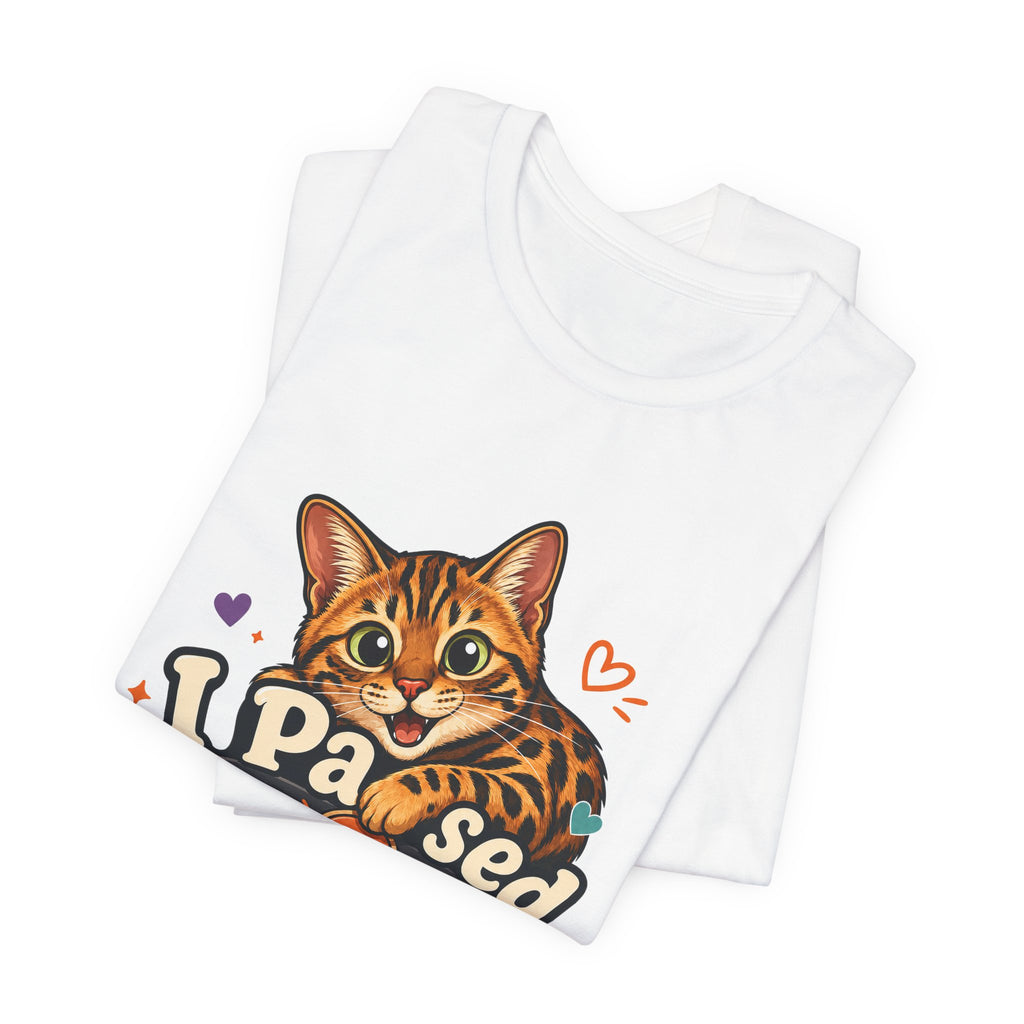 I Paused My Game to Pet the Cat Shirt - Bengal Cat Gamer Cat Tee