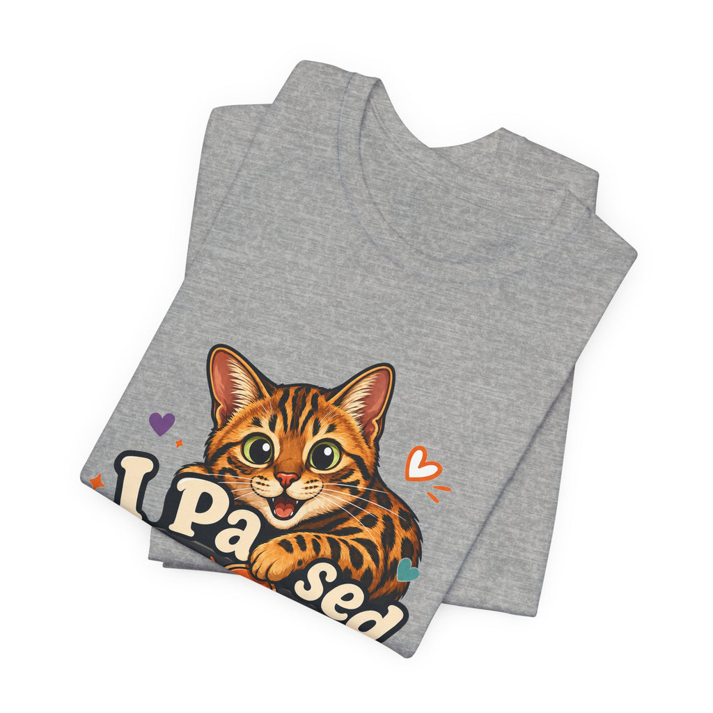 I Paused My Game to Pet the Cat Shirt - Bengal Cat Gamer Cat Tee