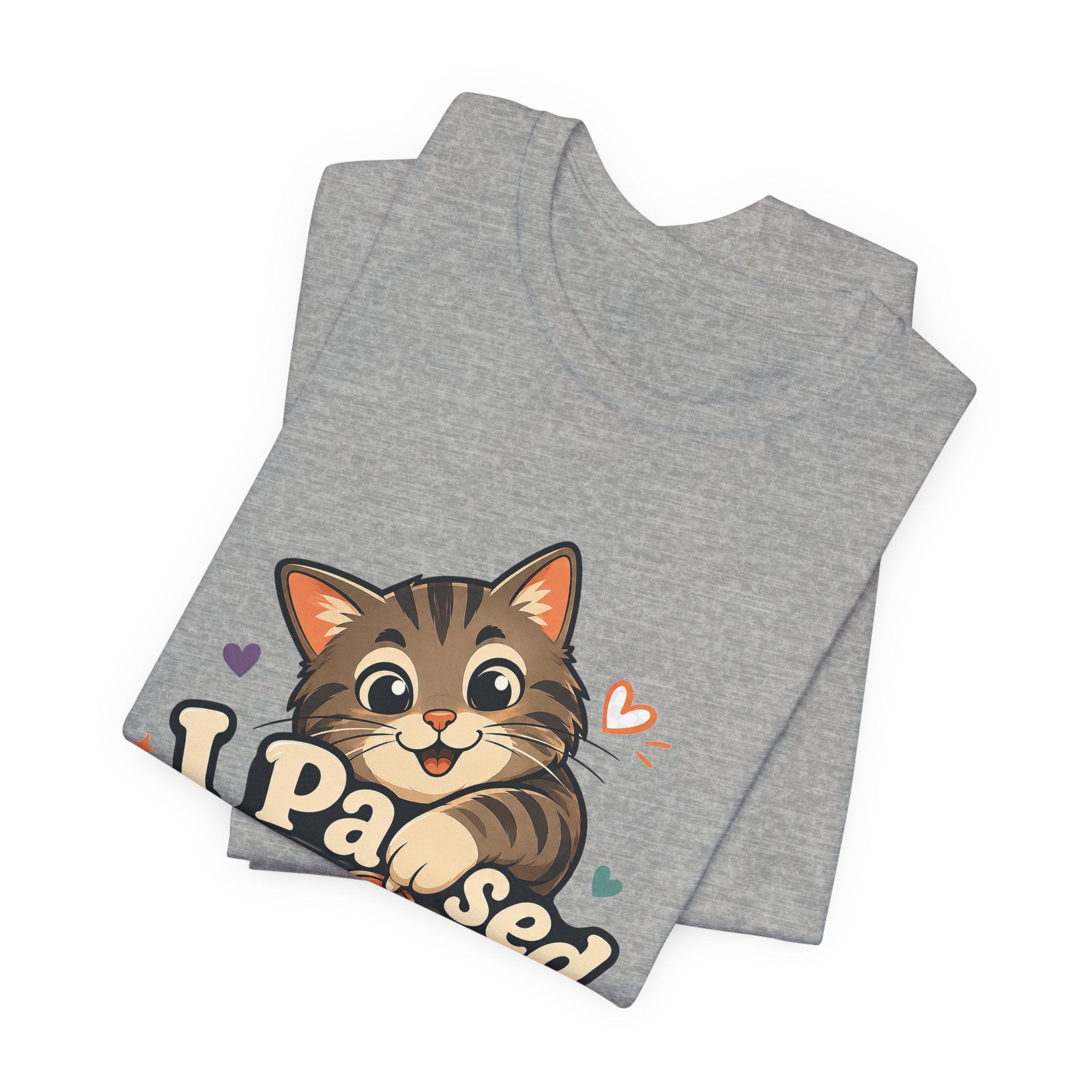 I Paused My Game to Pet the Cat Shirt - Brown Cat Gamer Cat Tee