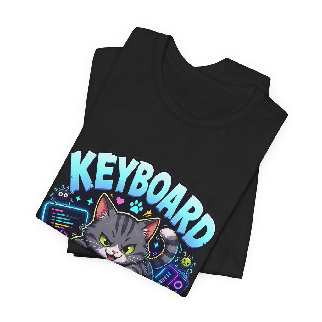 Keyboard Goblin Shirt - Funny Programmer Cat Gamer Tee