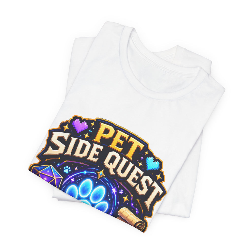 Pet Side Quest Accepted Shirt - Geeky Pet Lover Gamer Tee