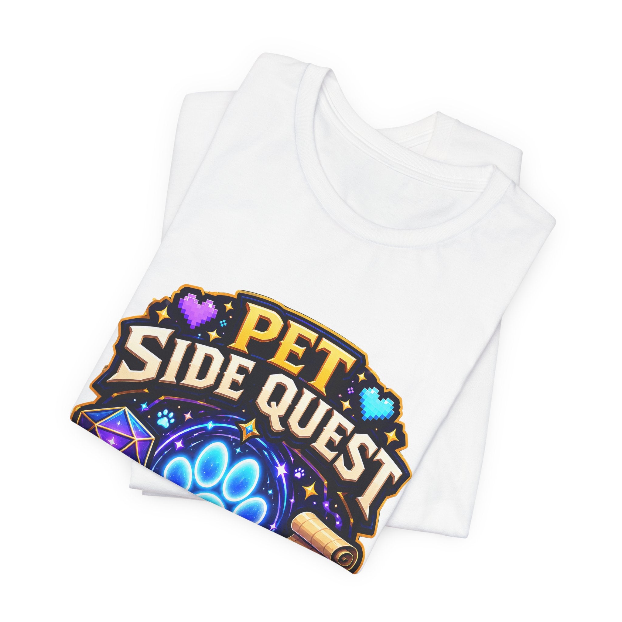 Pet Side Quest Accepted Shirt - Geeky Pet Lover Gamer Tee