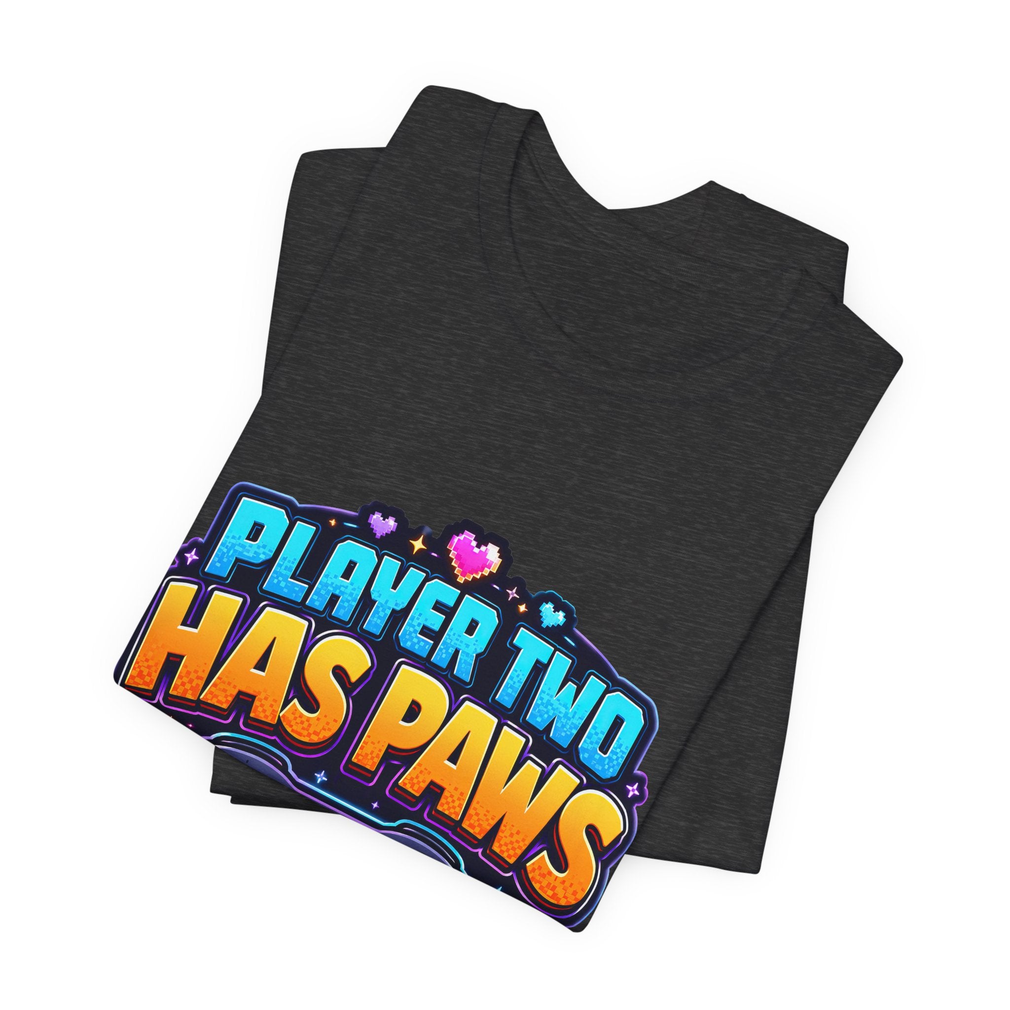 Player Two Has Paws Shirt - Funny Gamer Pet Lover Tee