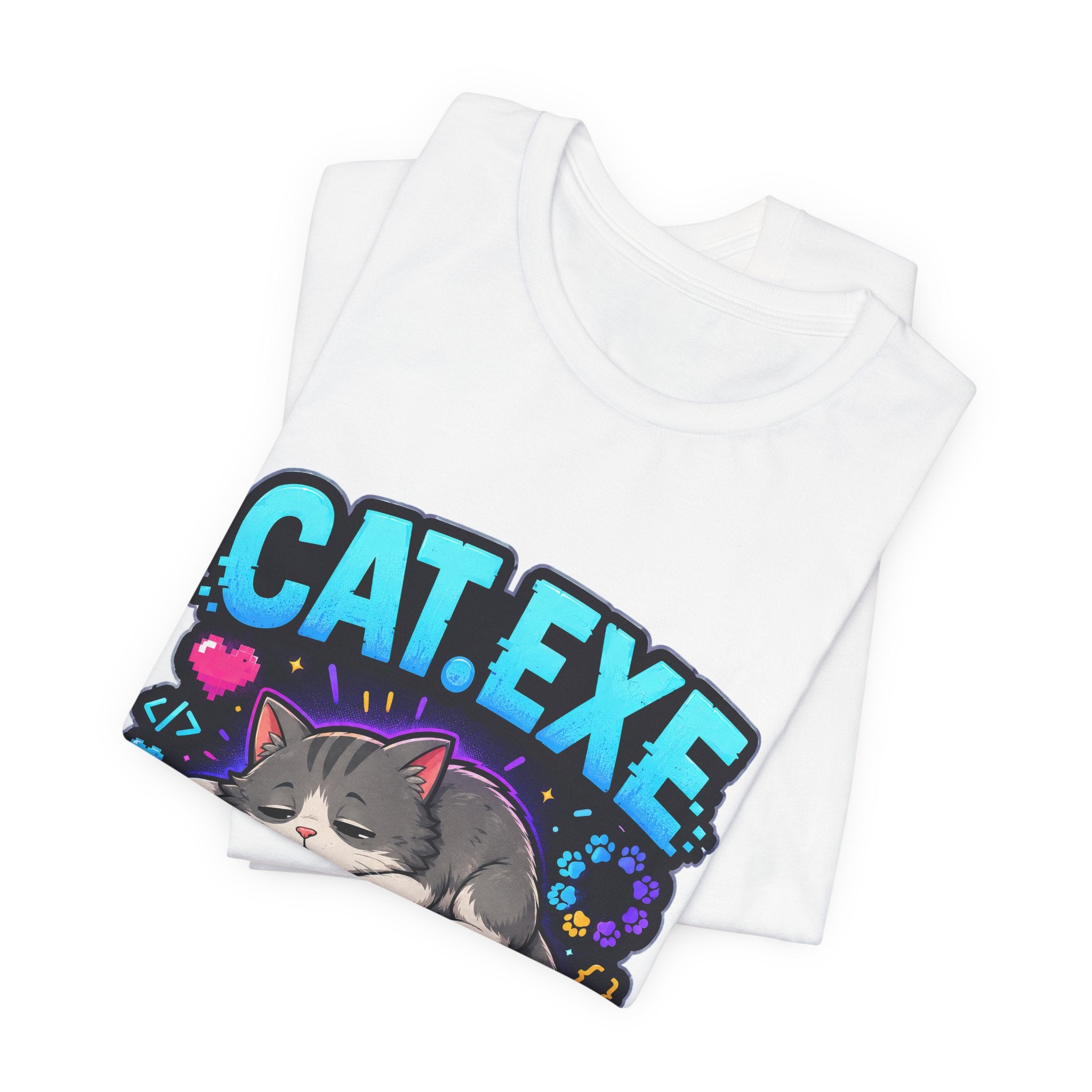 Cat.exe Has Stopped Responding Shirt - Programmer Cat Tee